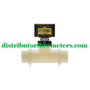 Jual Digital Paddlewheel Flowmeter F-1000 Molded Fittings BLUE WHITE