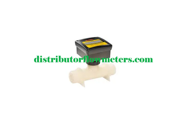 Jual Digital Paddlwheel Flowmeter F-2000 Molded Fittings BLUE WHITE