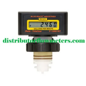 Jual F-1000 Digital Paddlewheel Flowmeter BLUE WHITE